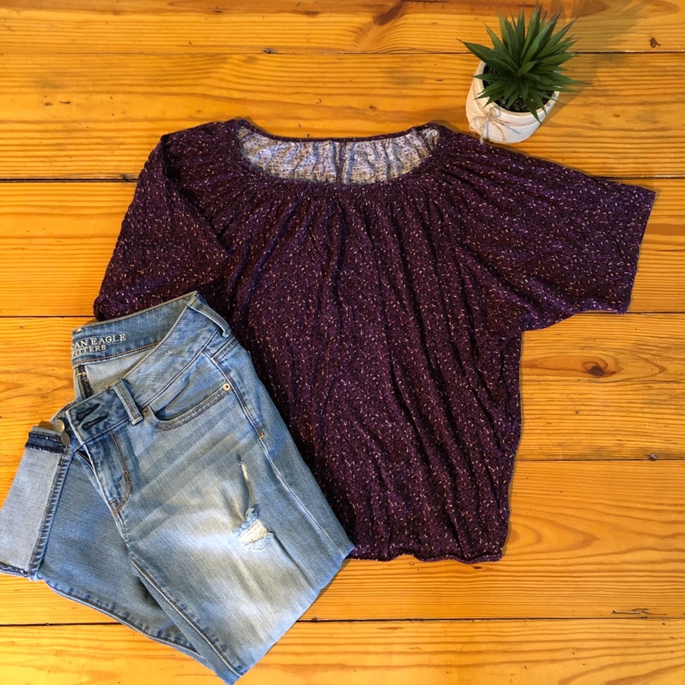 Ann Taylor Purple Top! ✨